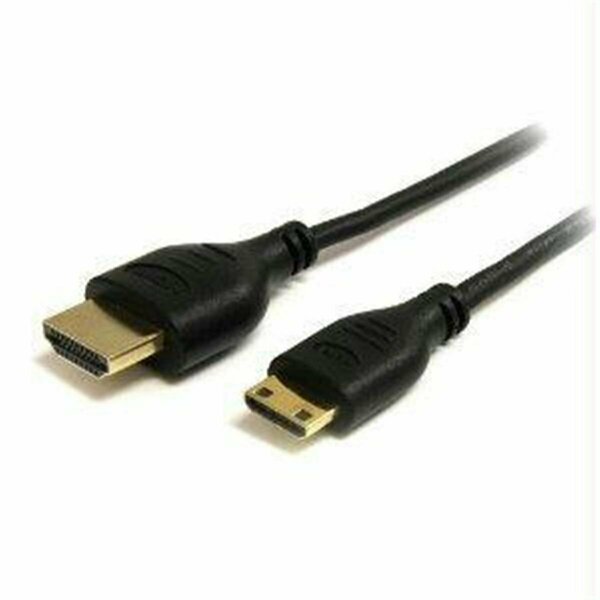 Dynamicfunction Startech 3 Ft Slim High Speed Hdmi Cable With Ethernet - Hdmi To Hdmi Mini M-M DY862104